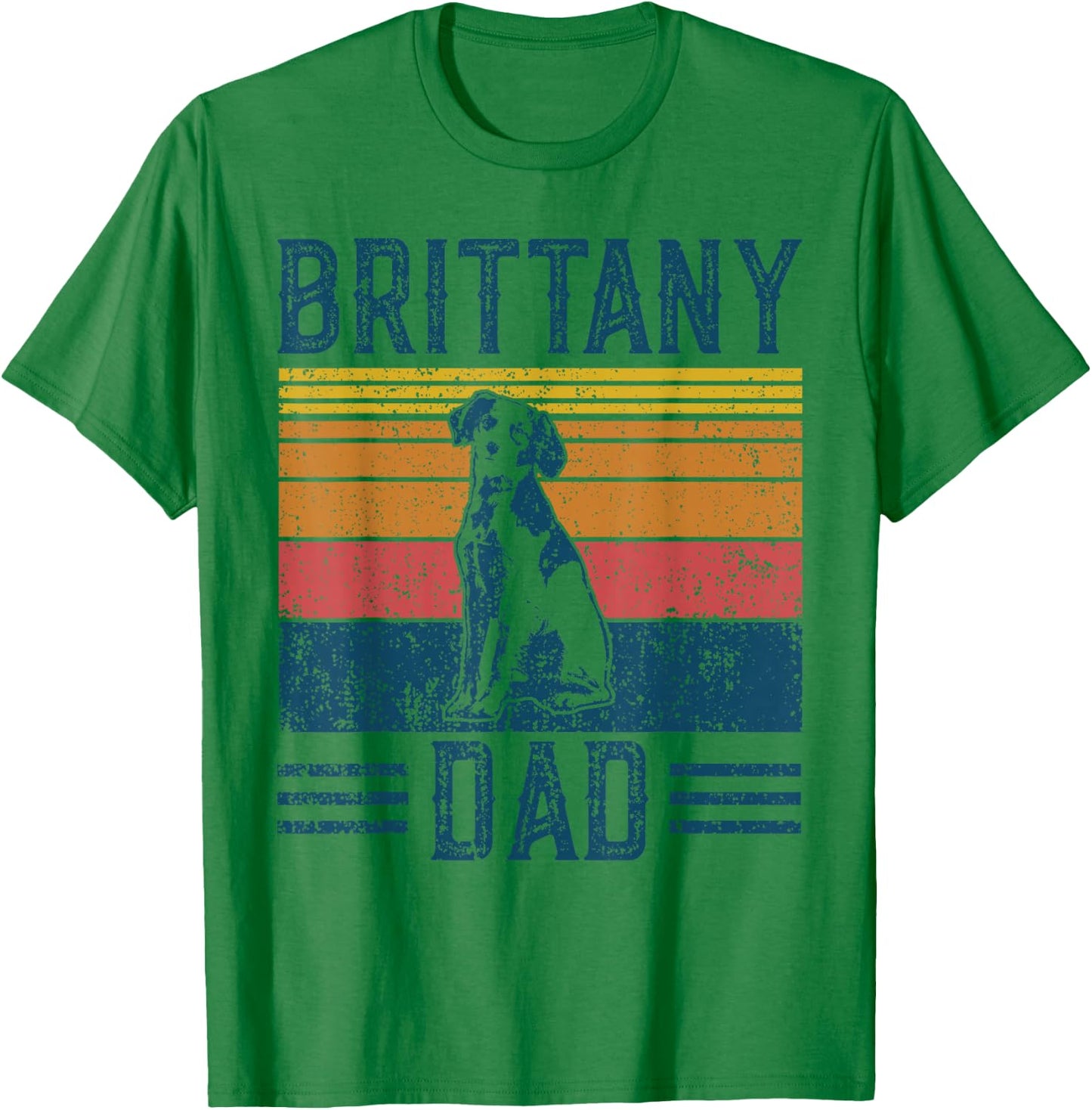 Dog Brittany Dad - Vintage Brittany Dad Women T-Shirt - T-Shirt | Irish Green