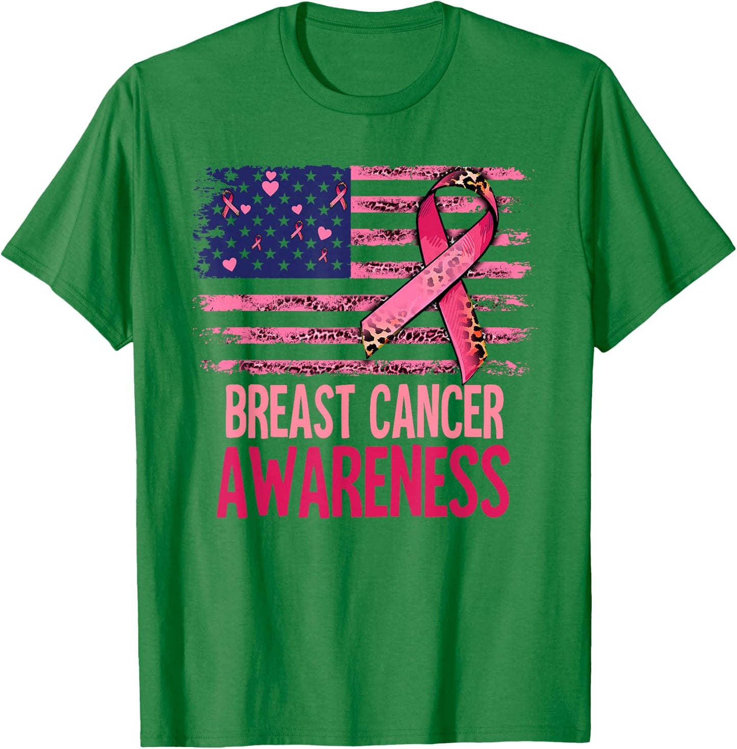 Breast Cancer Awareness T-Shirt - T-Shirt | Irish Green