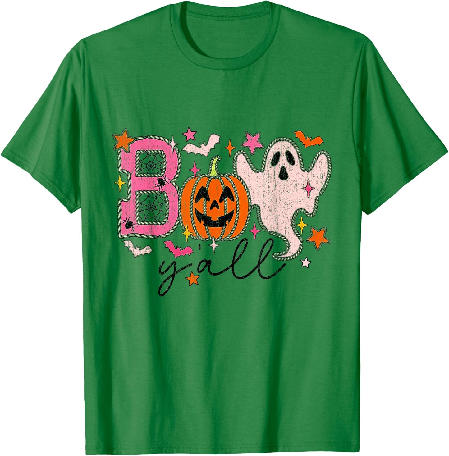 Boo Yall Boo Yall Halloween Family Halloween Matc T-Shirt - T-Shirt | Irish Green