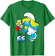 The Smurfs 65th Anniversary Smurfette T-Shirt - T-Shirt | Irish Green