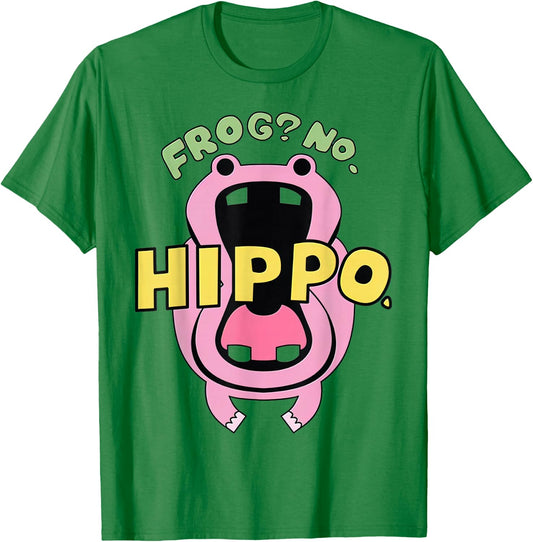 IT FROUG Tiger Frog No Hippo -Adults Classic Fit X-Small White Cotton Polyester Short Sleeve T-Shirt - T-Shirt | Irish Green