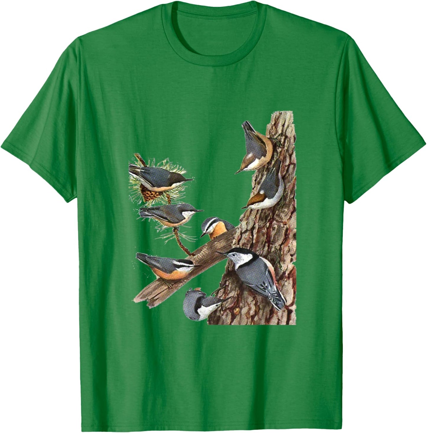 Nuthatch T-Shirt - T-Shirt | Irish Green
