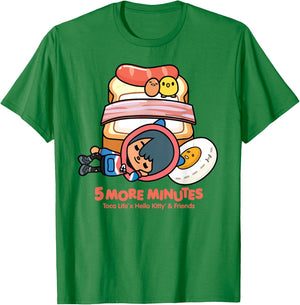 Toca Life x Hello Kitty & Friends 5 More Minutes T-Shirt - T-Shirt | Irish Green