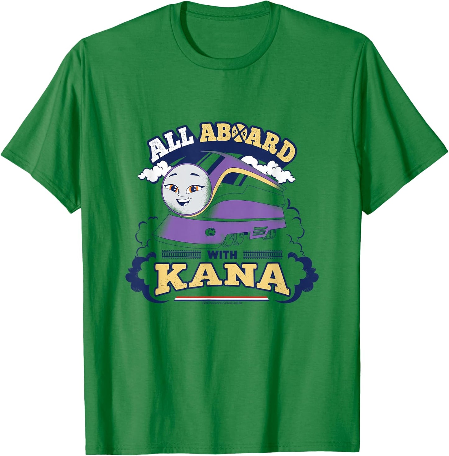Thomas & Friends - All on Board With Kana T-Shirt - T-Shirt | Irish Green