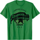 Deadwood South Dakota USA Distressed Bison Design Souvenir T-Shirt - T-Shirt | Irish Green