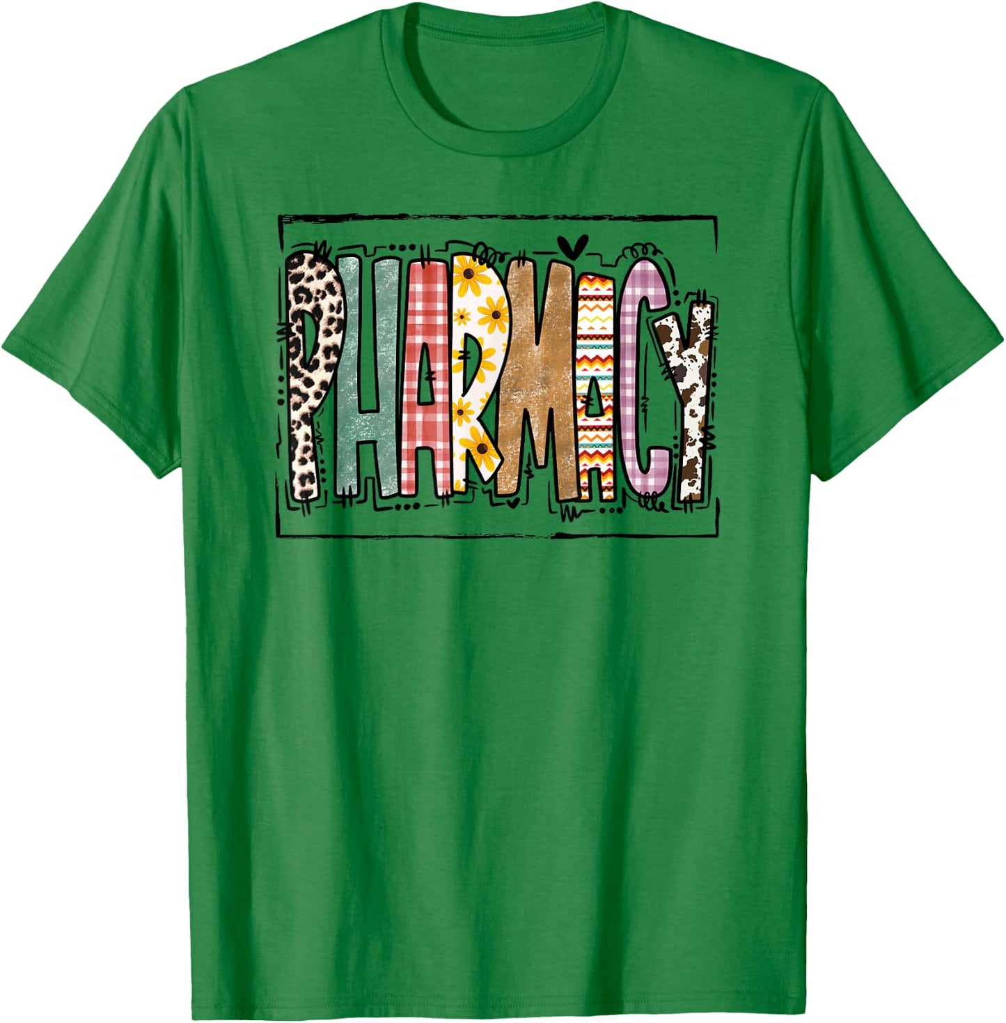 Pharmacy Fall Phamacist Healthcare Worker Autumn Funny T-Shirt - T-Shirt | Irish Green
