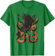 Eagle Fighting Snake Japanese Vaporwave Asian Inspired T-Shirt - T-Shirt | Irish Green