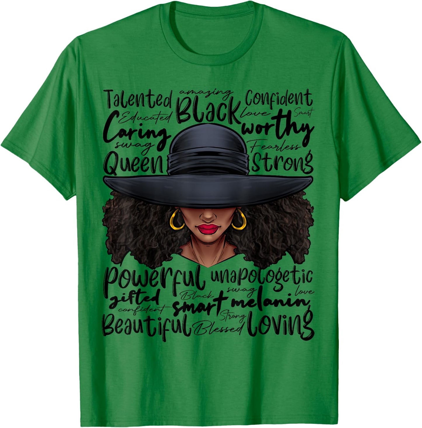 African Black History African American Ladies Juneteenth T-Shirt - T-Shirt | Irish Green