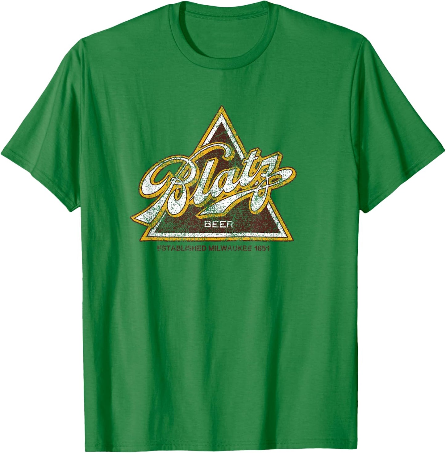 Blatz Beer Vintage Style - Logo T-Shirt - T-Shirt | Irish Green