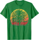 Retro Trees Outdoor Wild Nature Wildlife Forest T-Shirt - T-Shirt | Irish Green