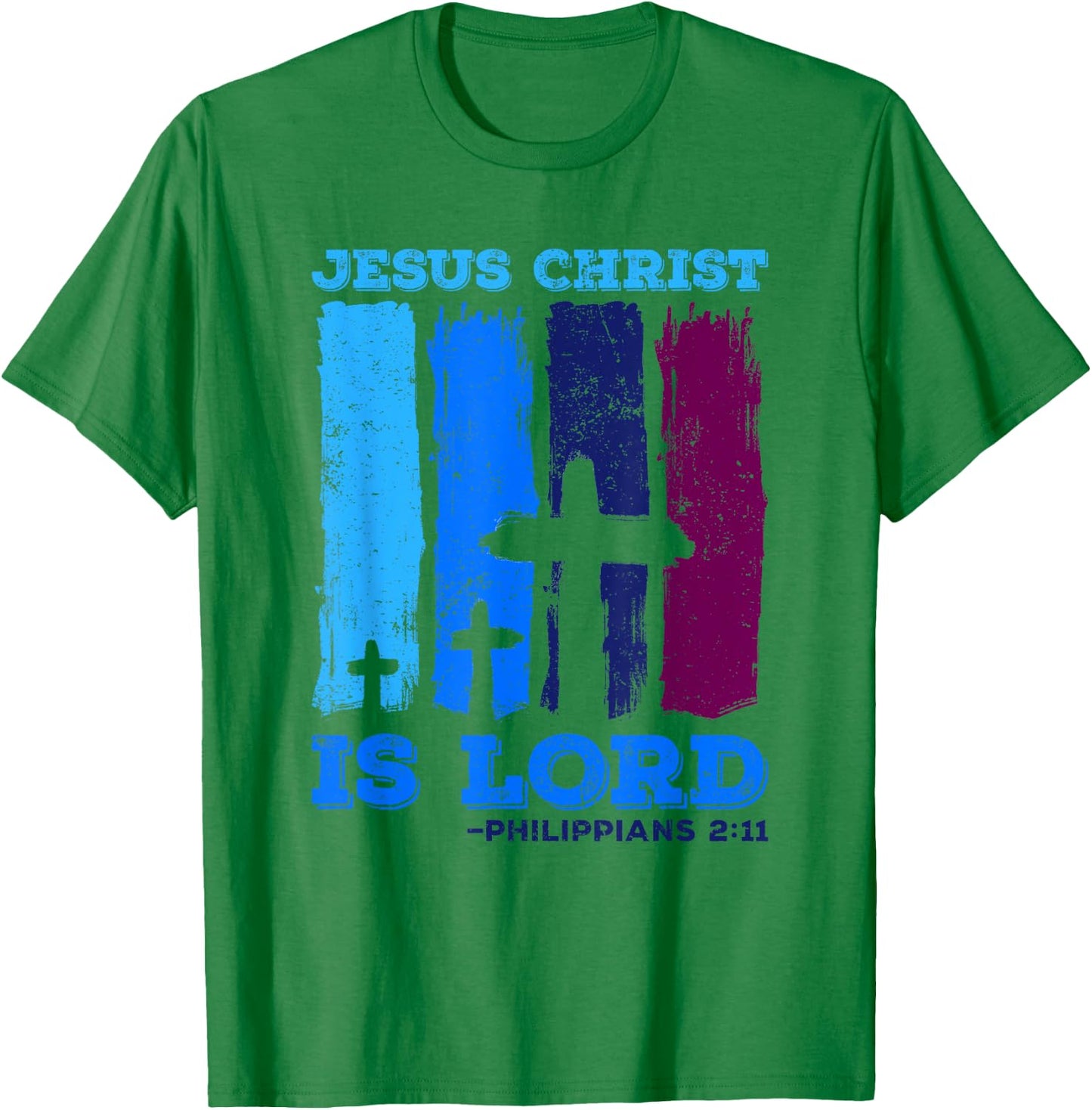 Jesus is Lord Philippians Bible Quote Jesus Christ T-Shirt - T-Shirt | Irish Green
