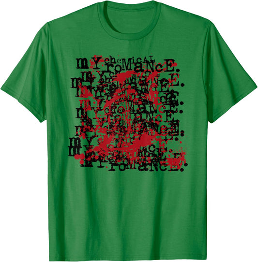 My Chemical Romance Revenge Logo On Repeat T-Shirt - T-Shirt | Irish Green