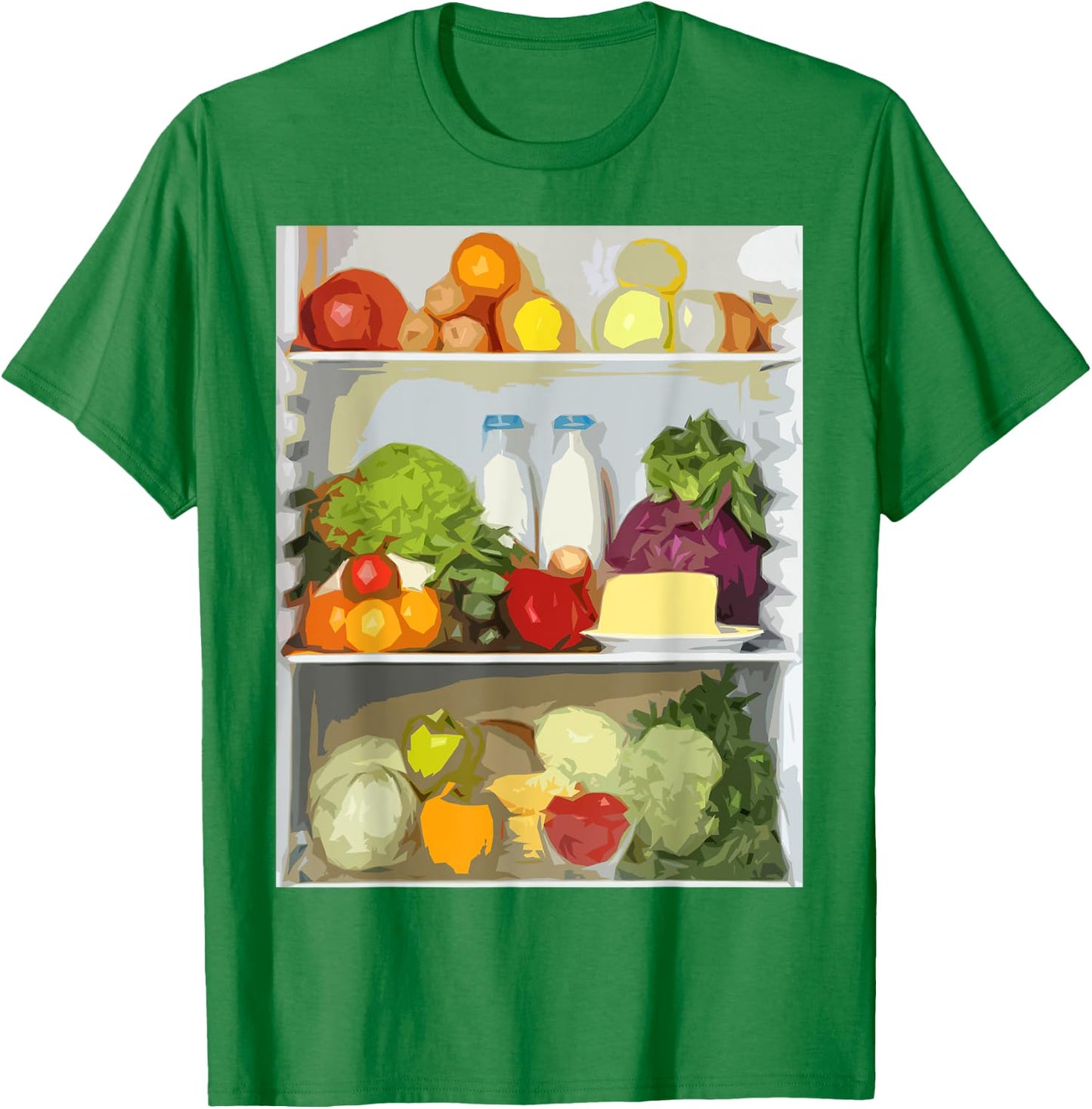 Fridge Retro Object Costume Funny Halloween Silvester Design T-Shirt - T-Shirt | Irish Green