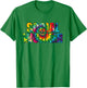 Social Worker Tie Dye Women Men School Social Worker T-Shirt - T-Shirt | Irish Green