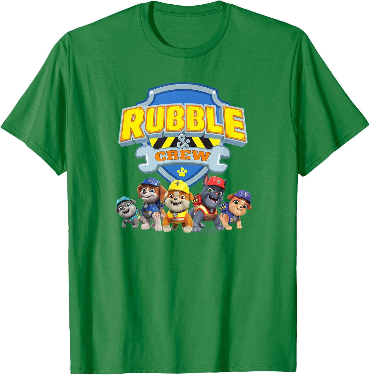 Rubble & Crew Logo and Characters T-Shirt - T-Shirt | Irish Green