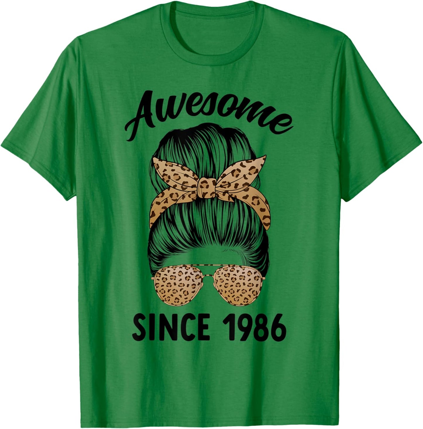 Awesome Since 1986 Women 37 Years Old 37th Birthday T-Shirt - T-Shirt | Irish Green