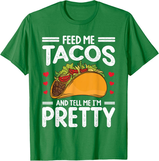 Taco Cinco de Mayo Funny Boys Men Women Mexican Food. T-Shirt - T-Shirt | Irish Green