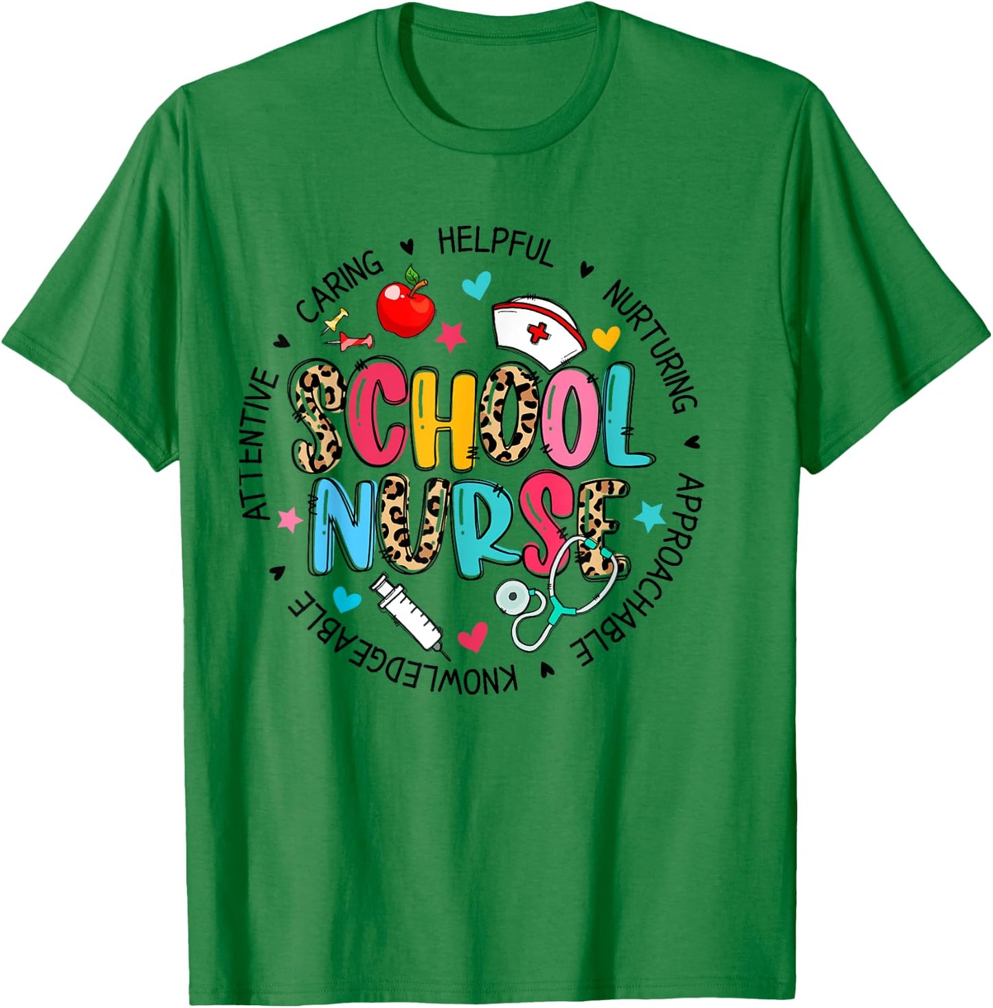 School Nurse Appreciation Back To School Nurse T-Shirt - T-Shirt | Irish Green