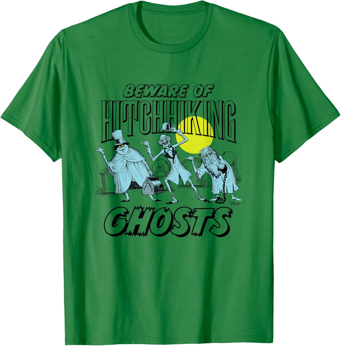 Haunted Mansion - HItchhiking Ghost T-Shirt - T-Shirt | Irish Green