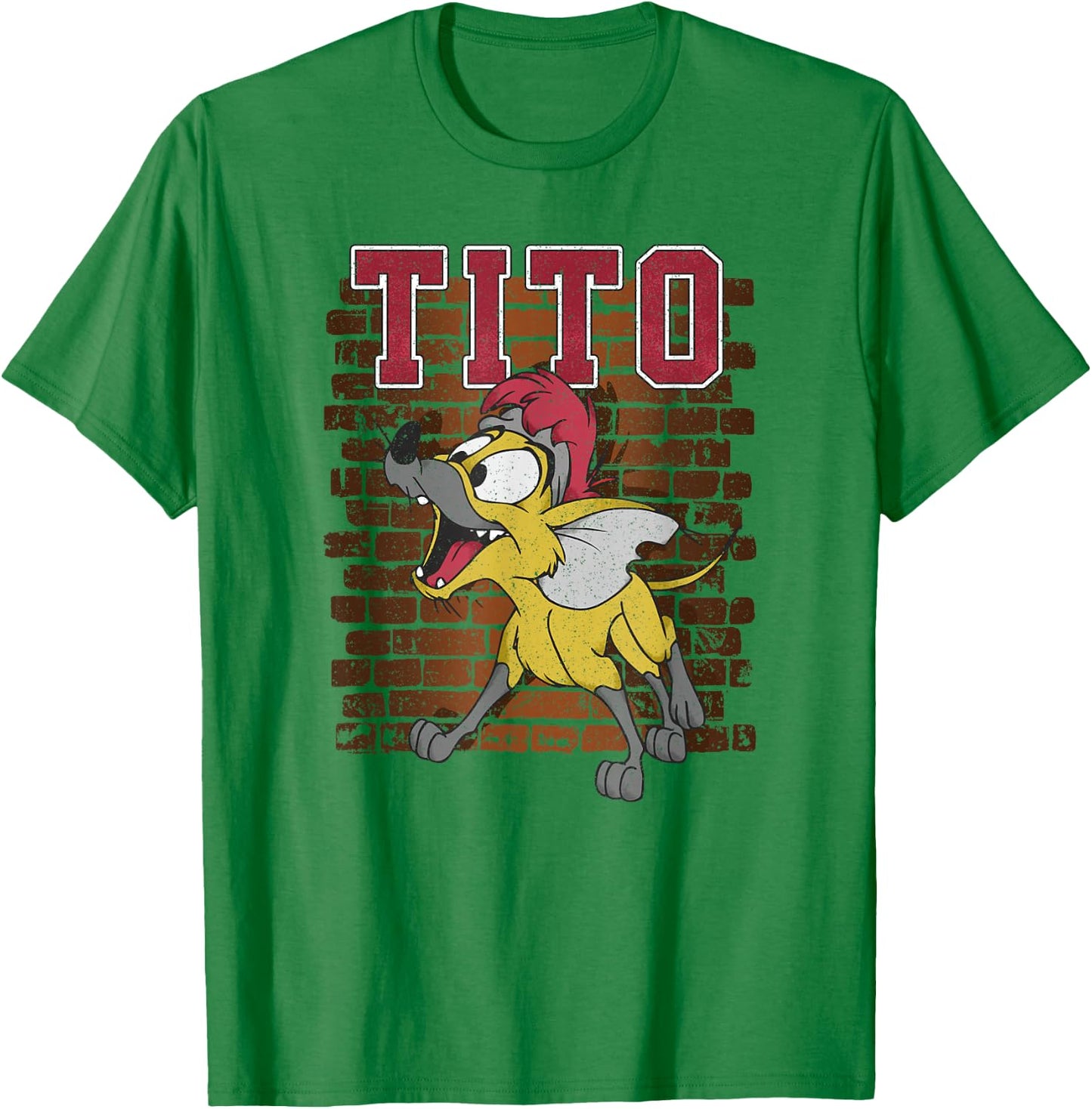 Disney Oliver & Company Tito Funny Chihuahua Street Portrait T-Shirt - T-Shirt | Irish Green