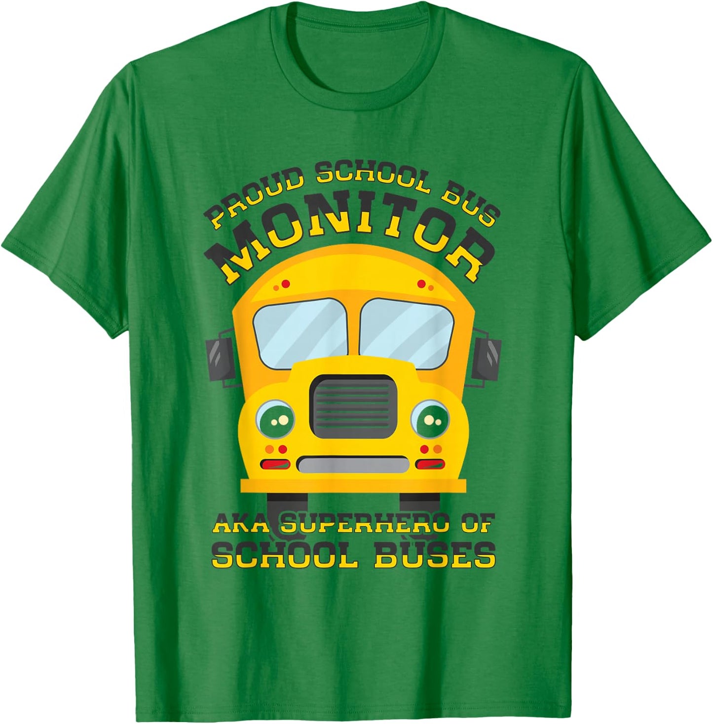 School Bus Monitor Bus Aide Attendant Student Delivery T-Shirt - T-Shirt | Irish Green