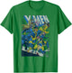 Marvel Comics Retro Classic X-Men Pixel Comic Cover T-Shirt - T-Shirt | Irish Green