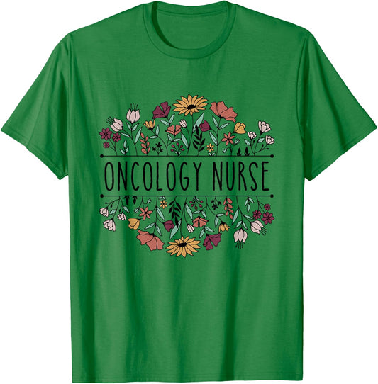 Oncology Nurse Oncology Cancer Nursing Student Graduation T-Shirt - T-Shirt | Irish Green