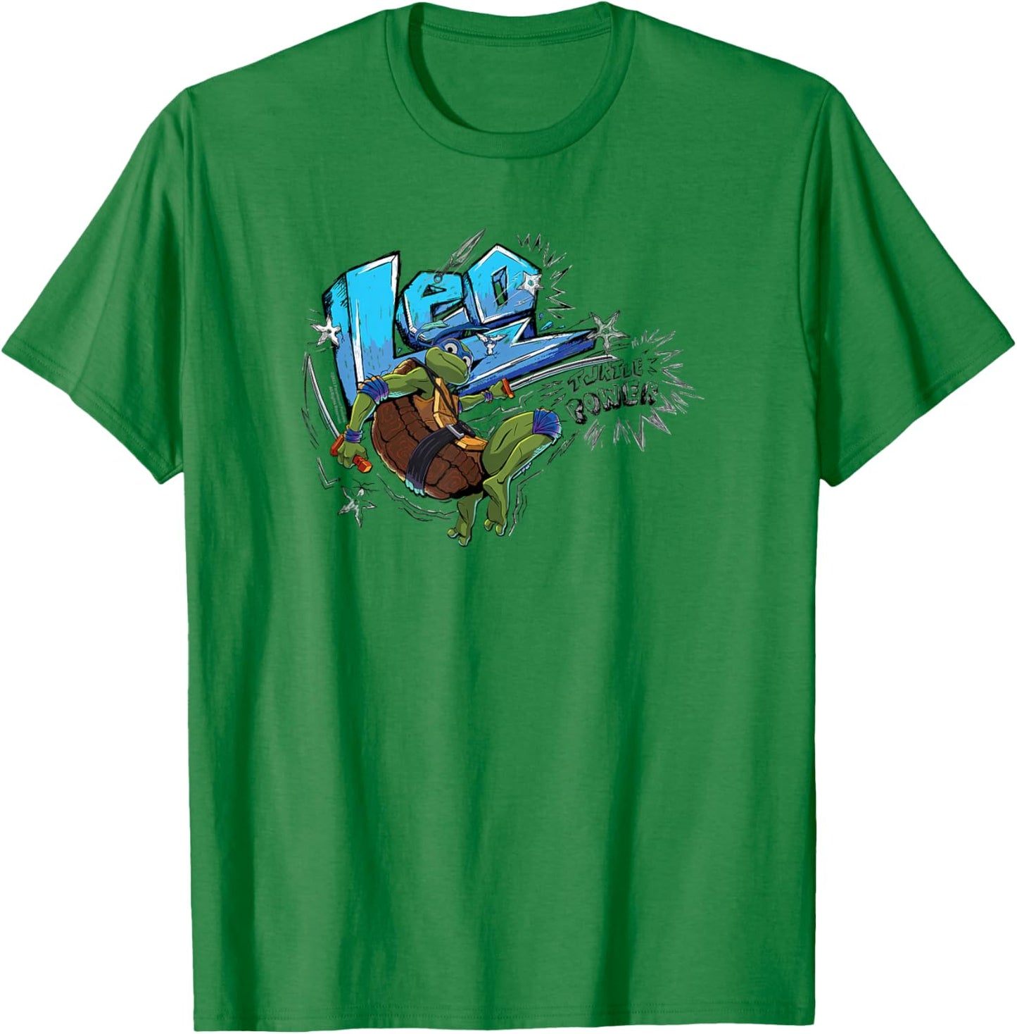 Teenage Mutant Ninja Turtles: Mutant Mayhem Leo Pose T-Shirt - T-Shirt | Irish Green