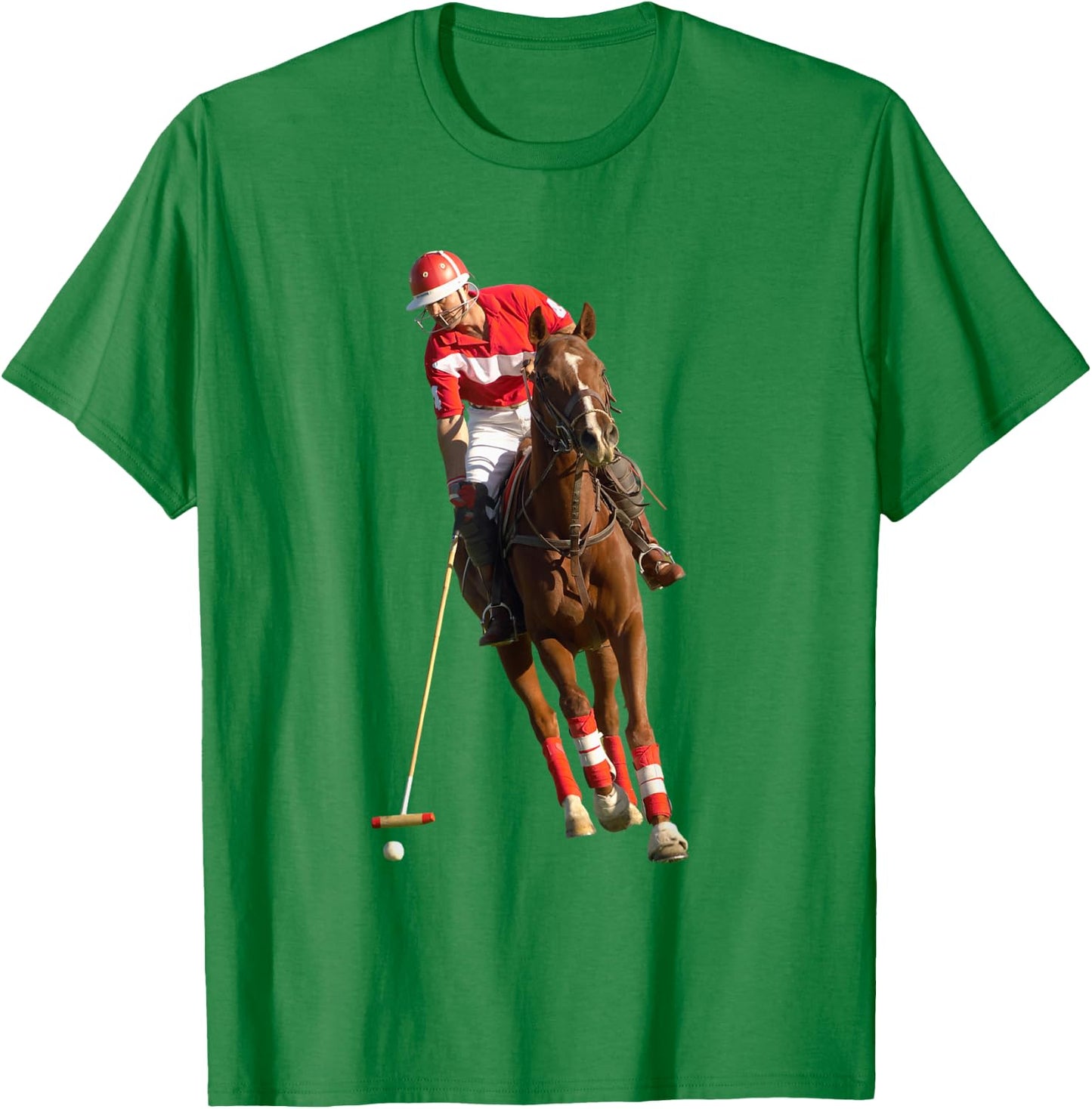 Leisure Riding Horse Polo Horse Polo T-Shirt - T-Shirt | Irish Green