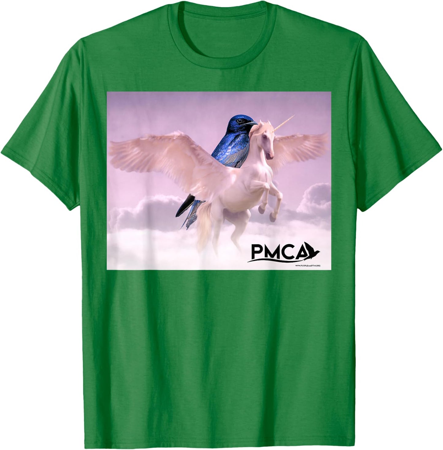 Purple Martin Unicorn T-Shirt - T-Shirt | Irish Green