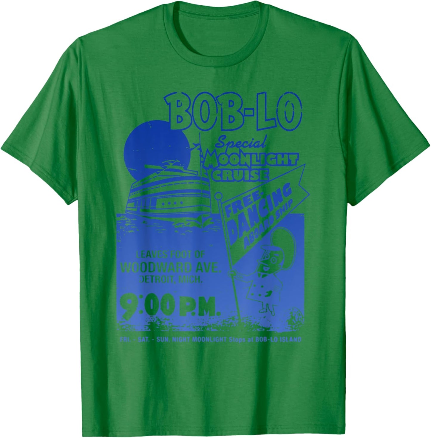Boblo Island - Detroit, Michigan T-Shirt - T-Shirt | Irish Green