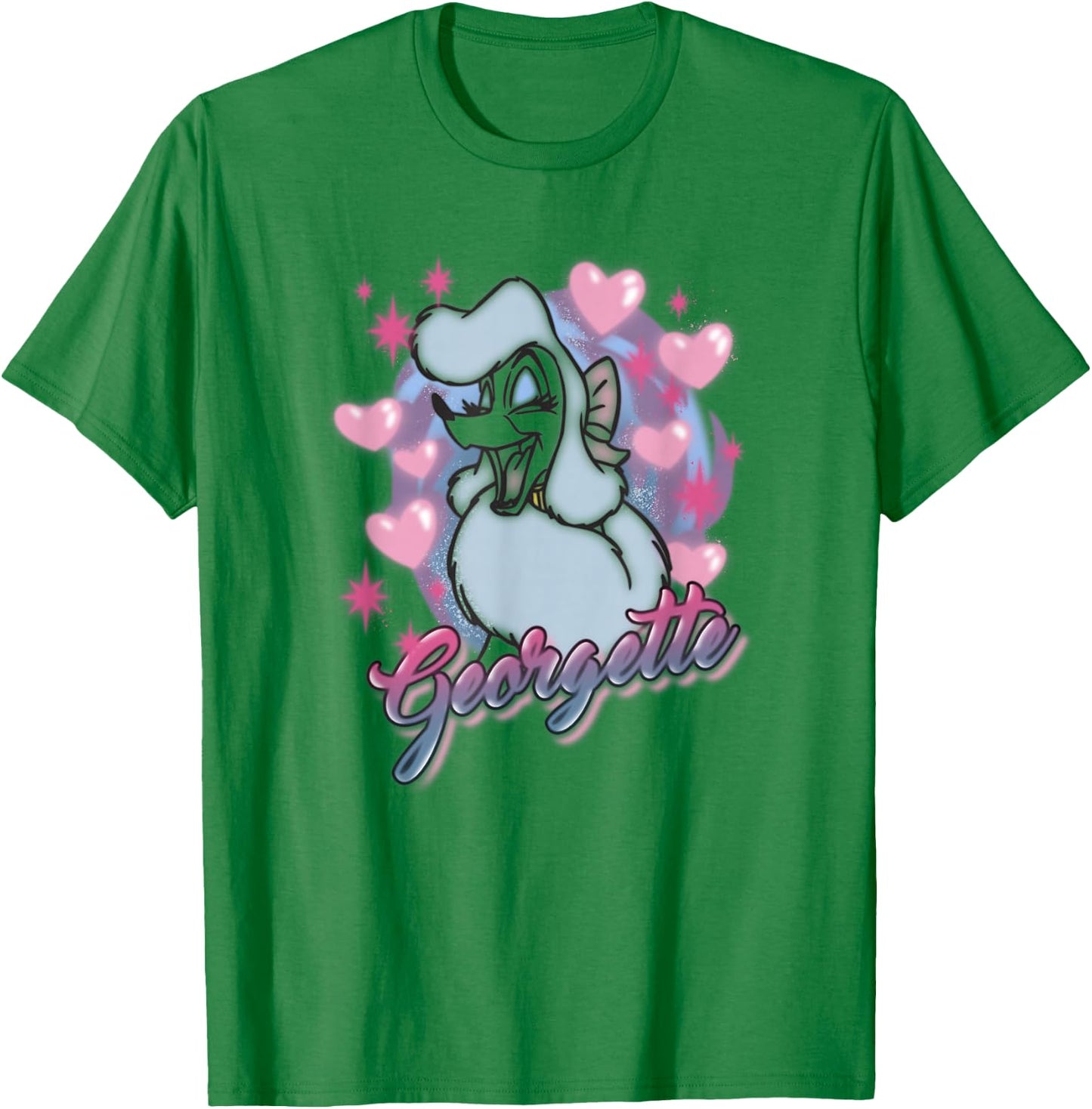 Disney Oliver & Company Georgette Lovely Portrait T-Shirt - T-Shirt | Irish Green