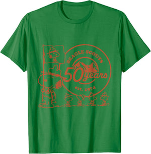 Peanuts Snoopy Flag Logo T-Shirt - T-Shirt | Irish Green