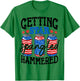 Getting Star Spangled Hammered Funny 4th Of July Patriotic T-Shirt - T-Shirt | Irish Green