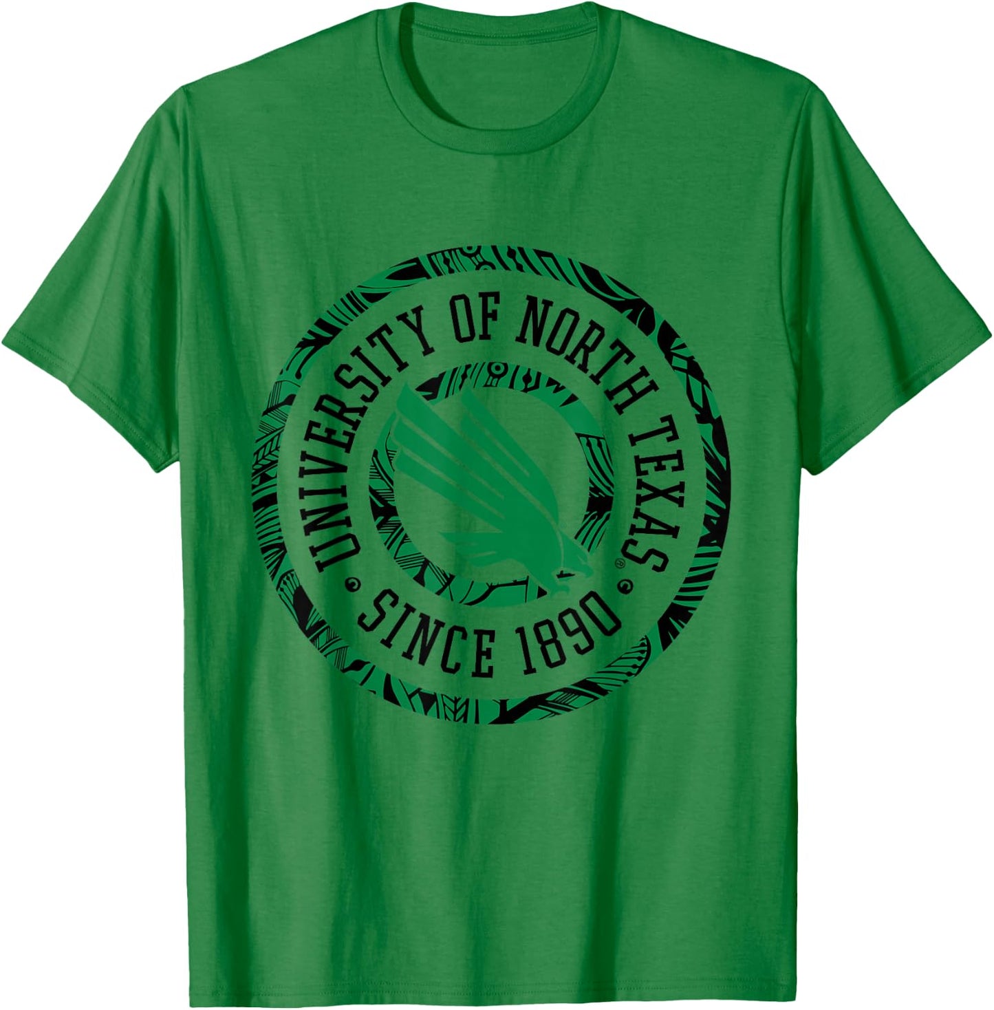 North Texas Mean Green | NCAA University of Merch | 1709EL07 T-Shirt - T-Shirt | Irish Green