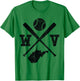 WV USA State - Baseball Player West Virginia T-Shirt - T-Shirt | Irish Green