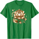 Lotus flower Buddhism spiritual symbol yoga namaste nature T-Shirt - T-Shirt | Irish Green