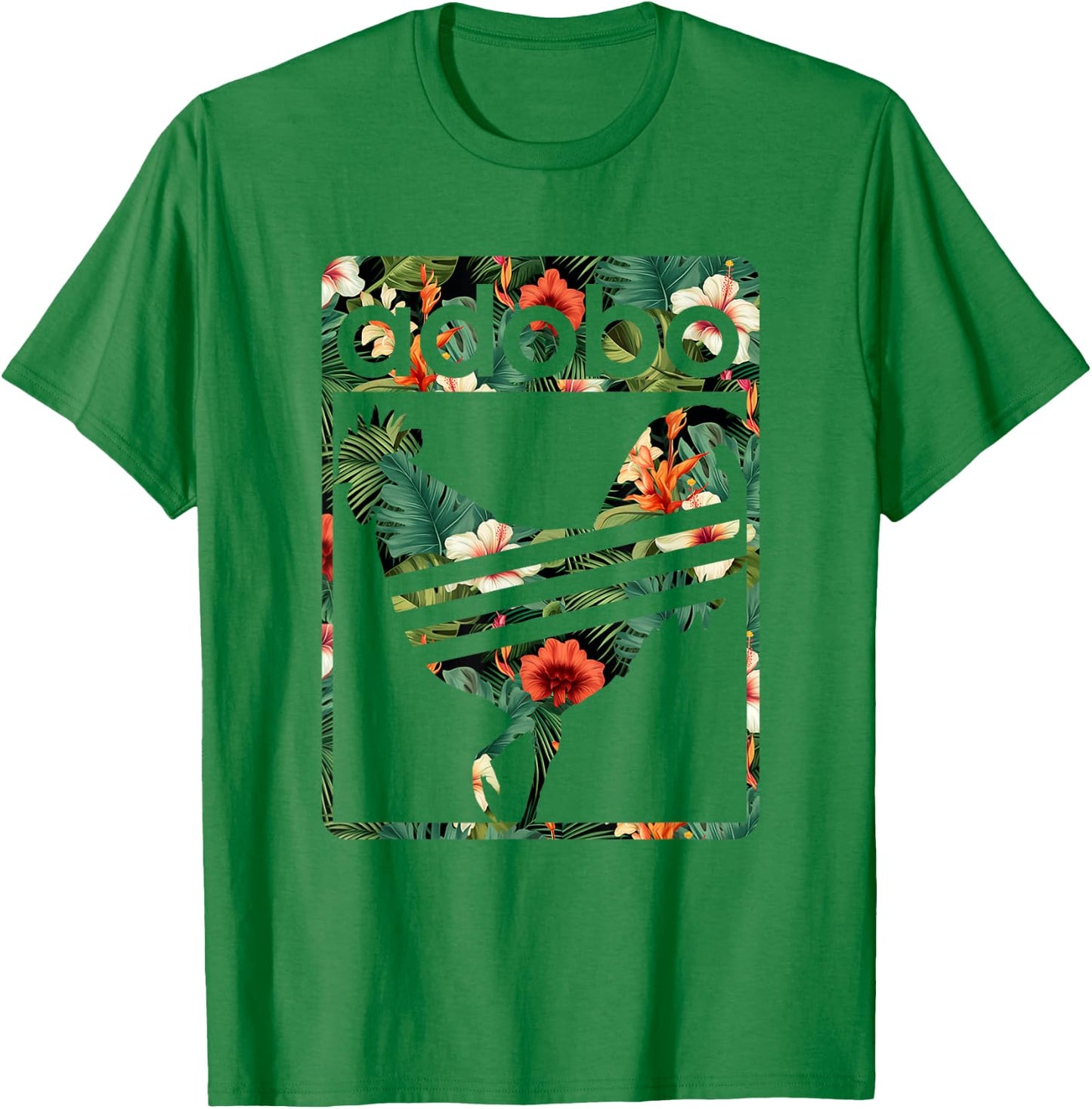 Vintage Floral Pinoy Adobo T-Shirt - T-Shirt | Irish Green