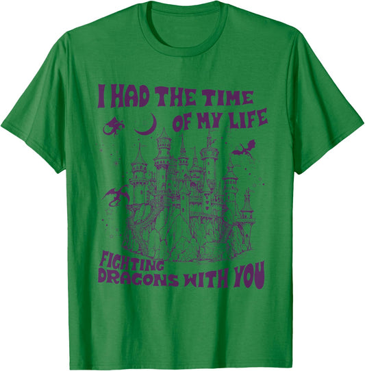 Vintage I Had the Time of My Life Fighting Dragons With You T-Shirt - T-Shirt | Irish Green
