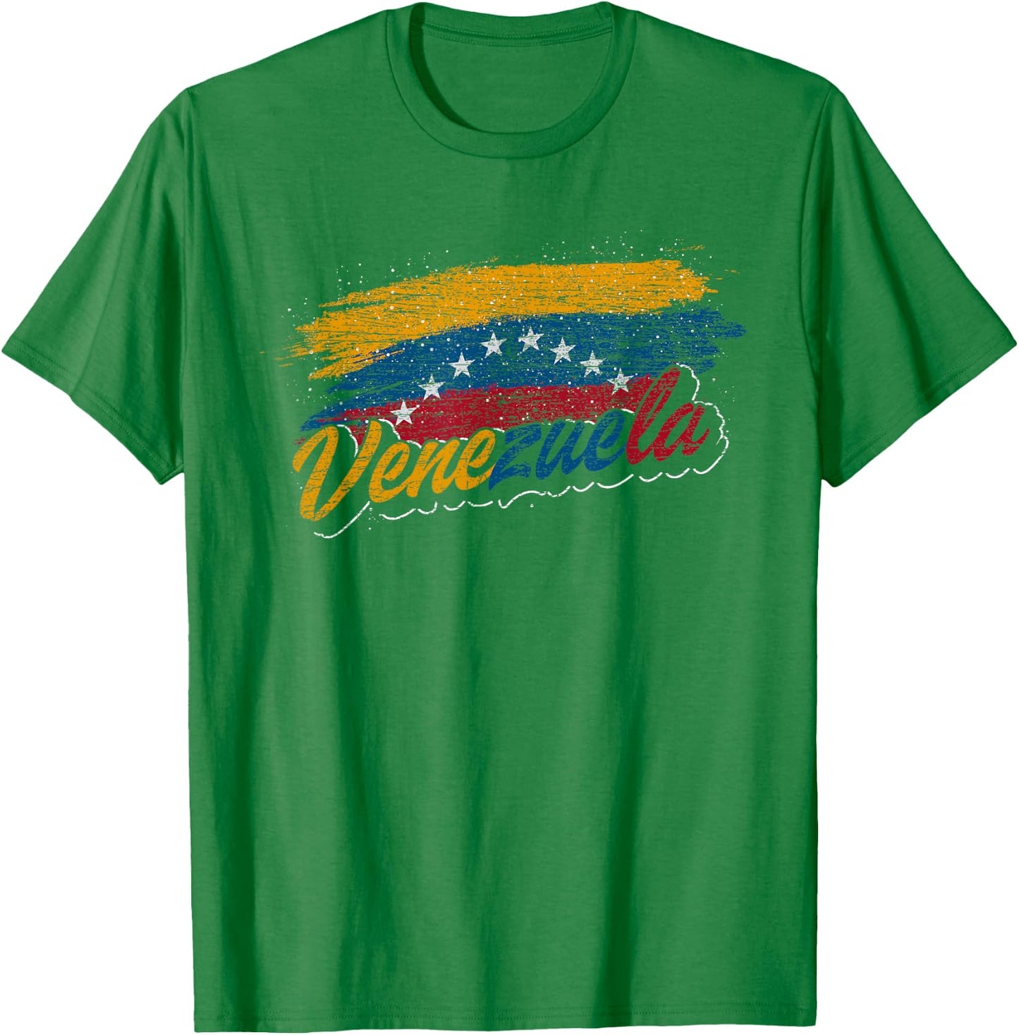 Latin American Gift Venezuela Flag Caracas Pride Venezuela T-Shirt - T-Shirt | Irish Green