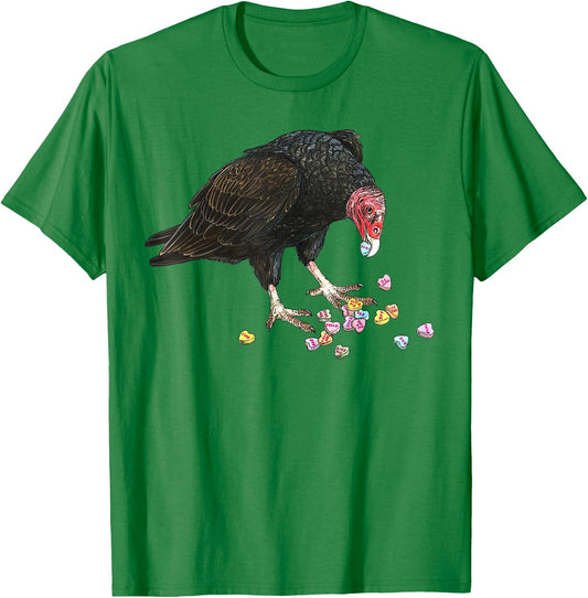 Eat Your Heart Out Turkey Vulture Snack Attack T-Shirt - T-Shirt | Irish Green