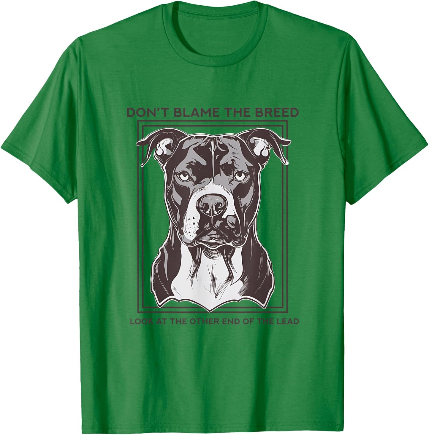 Don't Blame The Breed, XL Bully, Pitbull, Mastif T-Shirt - T-Shirt | Irish Green