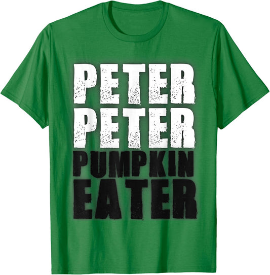 Peter Pumpkin Eater Halloween Matching Couples Costume T-Shirt - T-Shirt | Irish Green