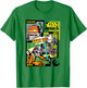Star Wars Rebels Gear Up! Chopper Ezra & Zeb Comic Panels T-Shirt - T-Shirt | Irish Green