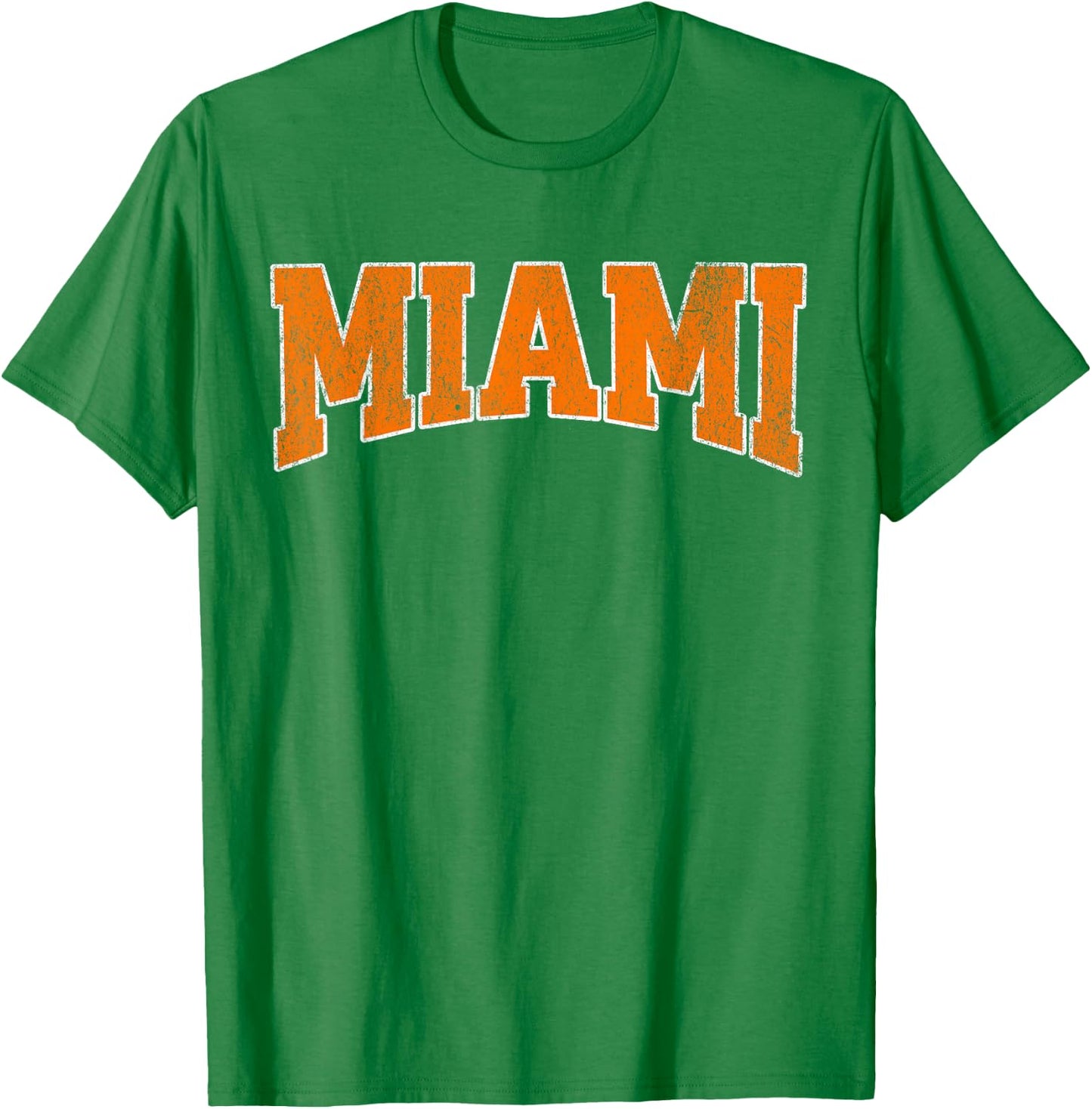 Miami Vintage City T-Shirt - T-Shirt | Irish Green