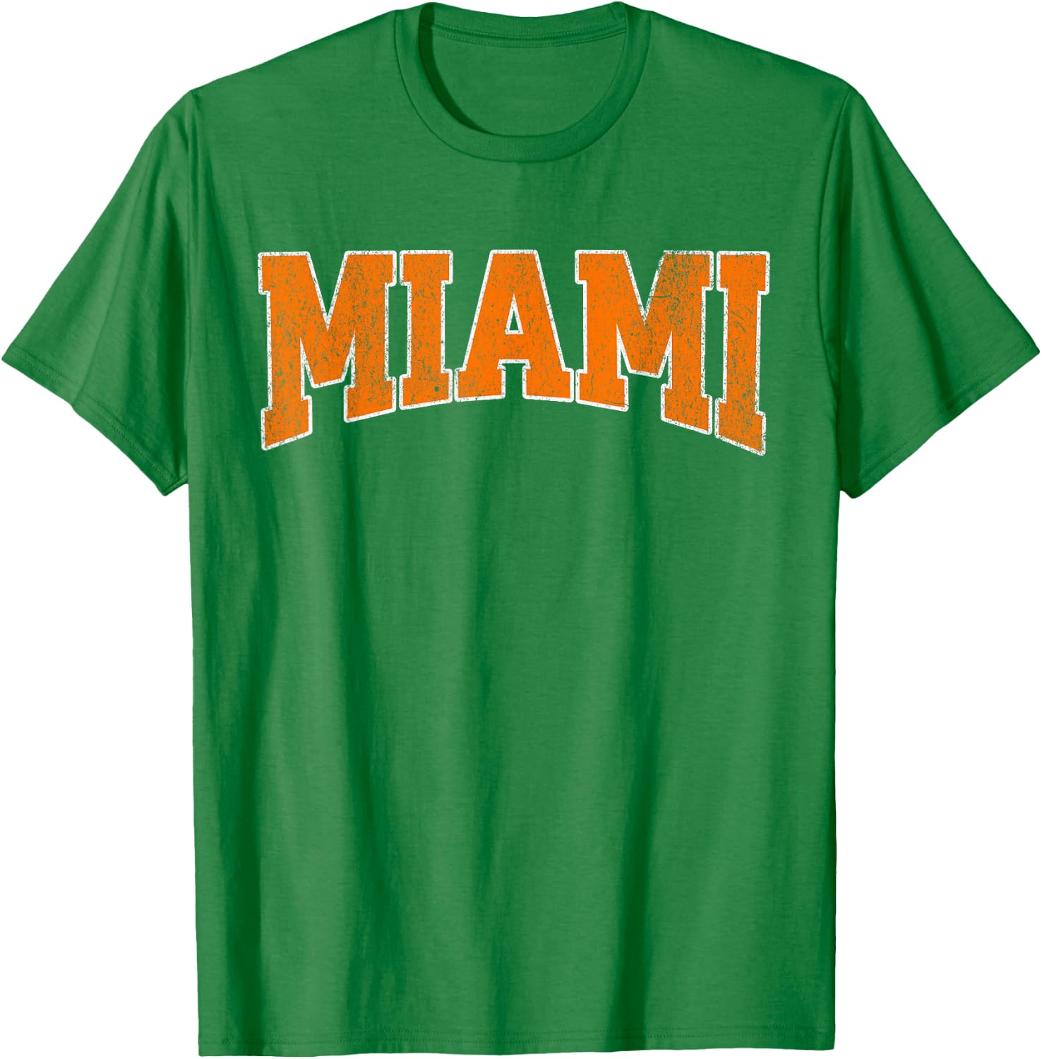 Miami Vintage City T-Shirt - T-Shirt | Irish Green