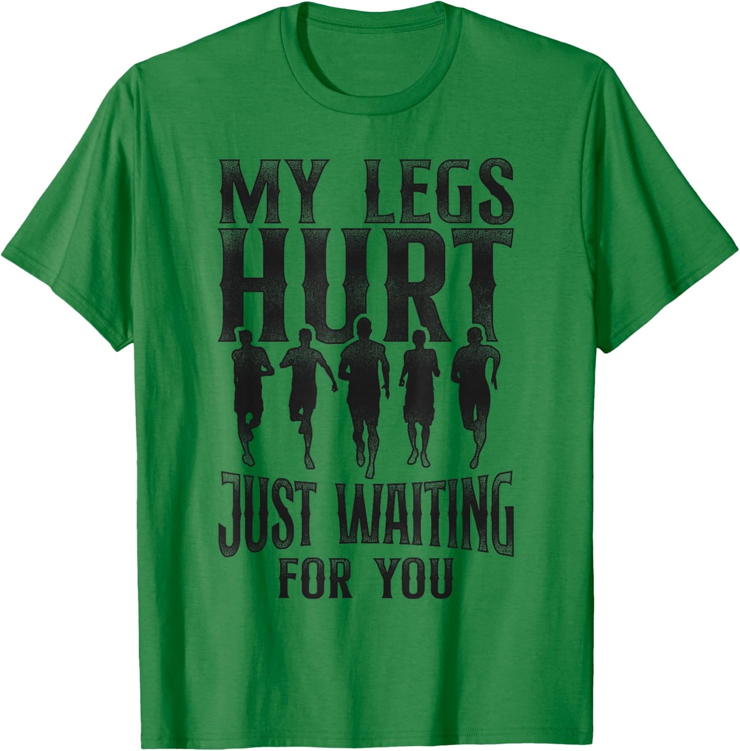 Running Runner Half Marathon Watching Spectator Vintage My T-Shirt - T-Shirt | Irish Green