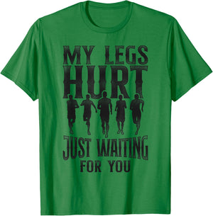 Running Runner Half Marathon Watching Spectator Vintage My T-Shirt - T-Shirt | Irish Green