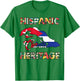 Cuba Flag Men Women Kids Cuban Hispanic Heritage Month Proud T-Shirt - T-Shirt | Irish Green