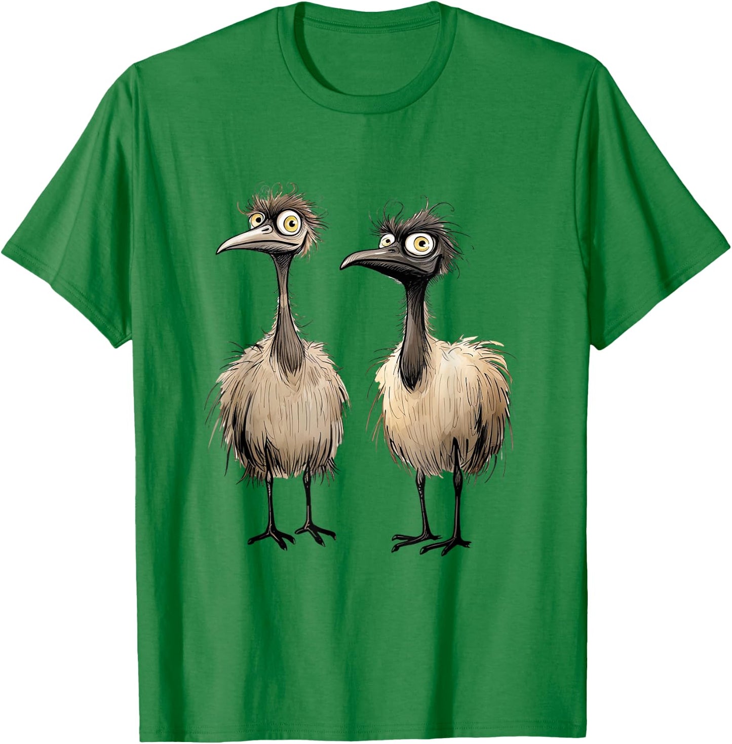 Silly Wacky Bird Shirt Coots Bird Super Funny T-Shirt - T-Shirt | Irish Green